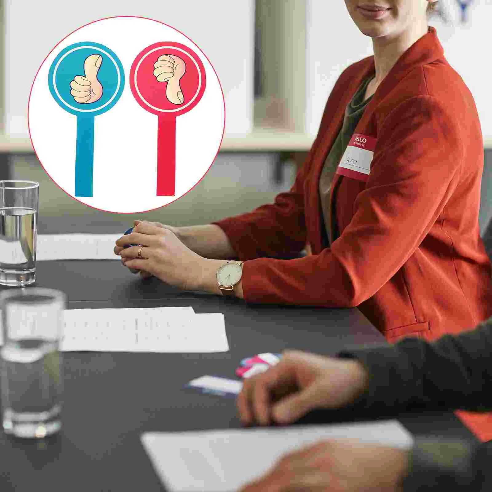 

Thumbs Up Thumbs Down Paddles Classroom Voting Paddles Yes Or No Answer Board Auction Signs Teacher Interaction Event Supplies