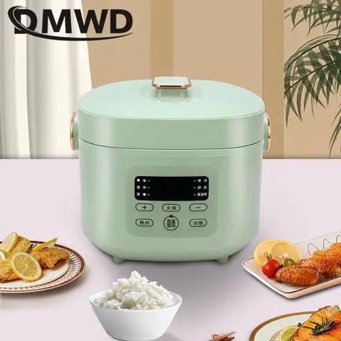 Многофункциональная электрическая рисоварка DMWD 3L с низким содержанием сахара, рисоварка с низким потреблением калорий, рисоварка, суп, разделение из нержавеющей стали, автоматическая Европейская
