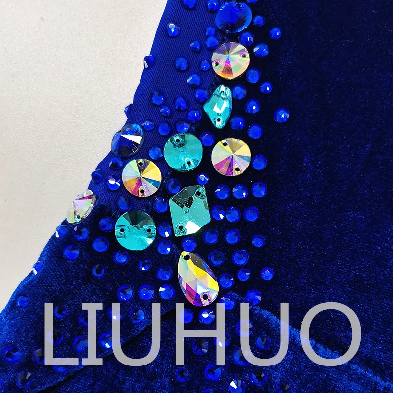 LIUHUO Купальник для художественной гимнастики соревнований по черлидингу детей