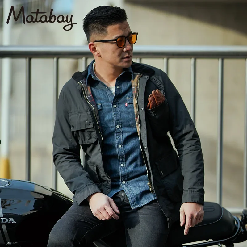 MOTOBOY винтажная мотоциклетная куртка мужская гоночная весна/лето