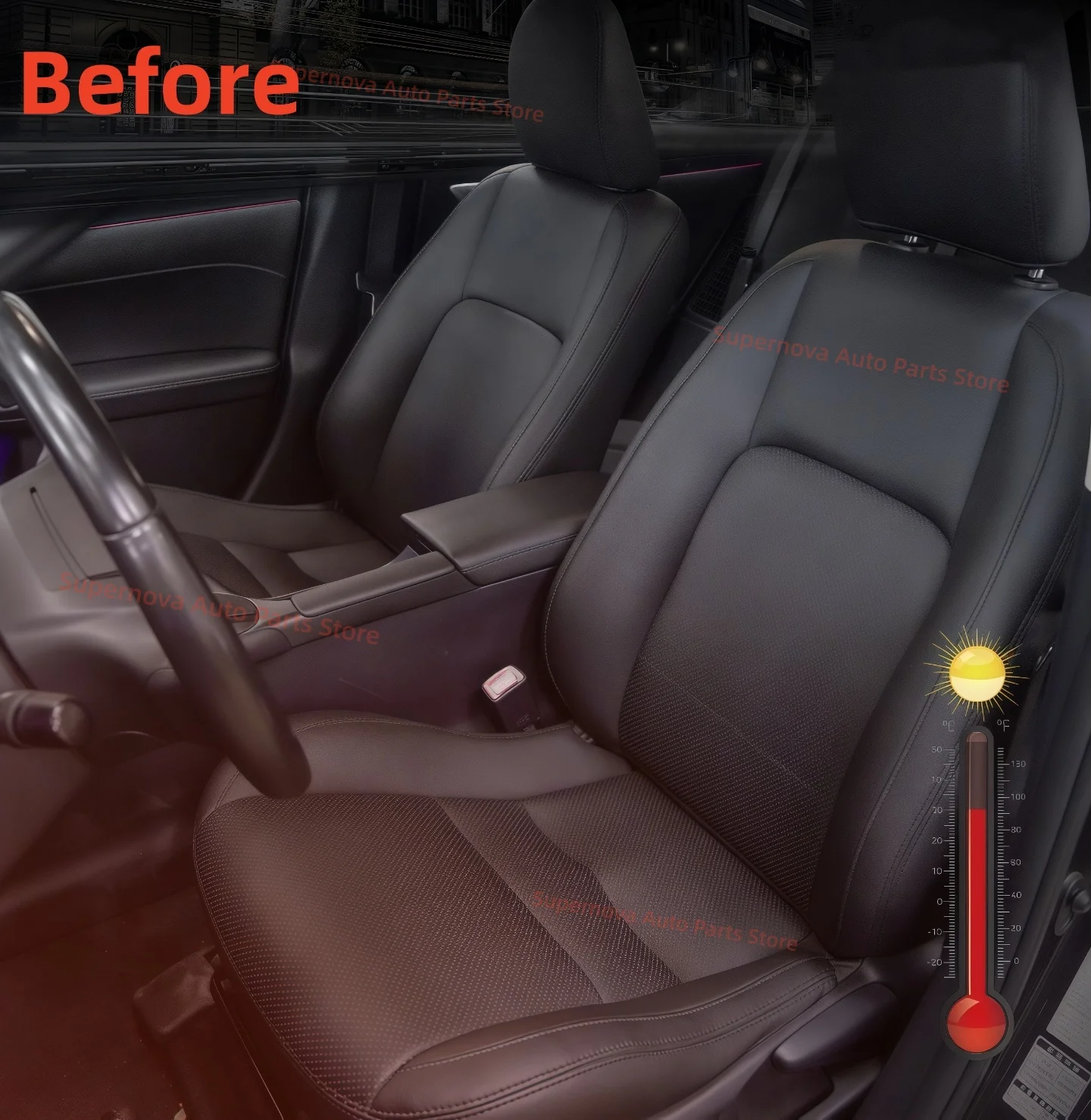 Фото Охлаждение сидений, автомобильные аксессуары для Honda CR-V CRV 2023-2026, кнопка управления вентиляцией сидений, специальный вентилятор для кресла, автозапчасти, вентилятор-нагнетатель №3