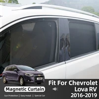 for chevrolet lova rv 2016 2019 car side window shade windows breathable magnetic mesh sun shade for car window