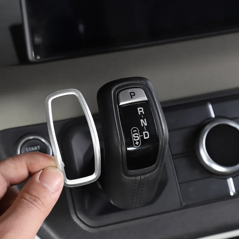 

Aluminum Alloy Car Gear Display Frame Decorative Sticker For Land Rover Defender 90 110 2020-2022 Car Interior Accessories