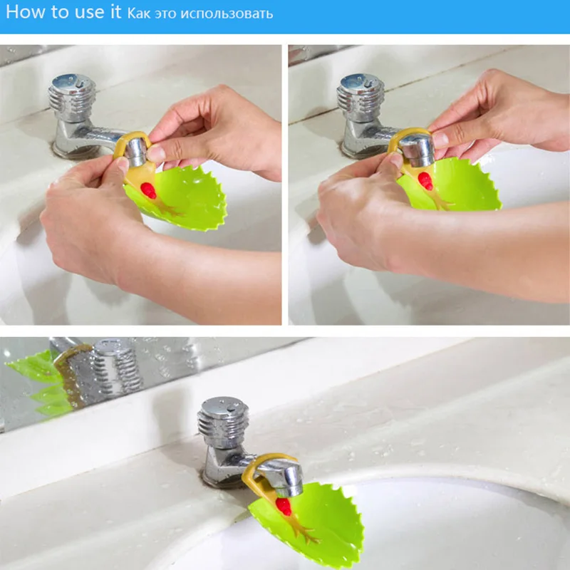 

Cute Tree Design Faucet Extender Children Hand Washing Silicone Faucet Extender Household Bathroom Kitchen Accessories