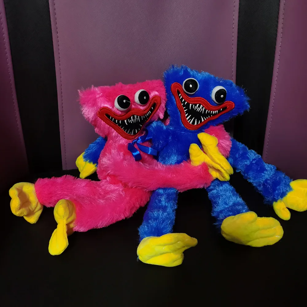

40cm hague vagi Huggy Wuggy From Poppy Playtime Plush Toy Stuffed Soft Animals Toys Cute Cartoon Game Dolls Kids Gifts хаги ваги