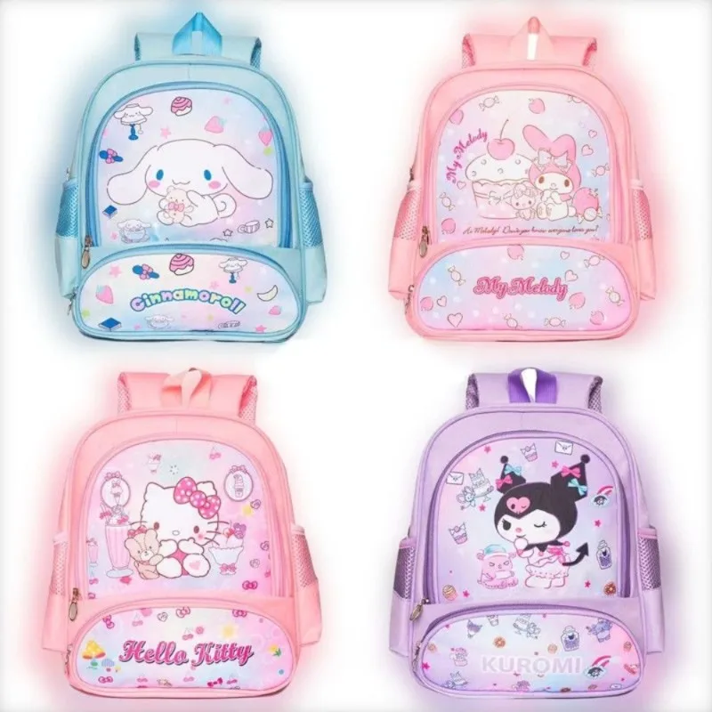 Sanrio Kuromi Melody Hello Kitty Корица собака мультфильм Милая личность Творческий аниме периферийный кавайный рюкзак подарок на день рождения