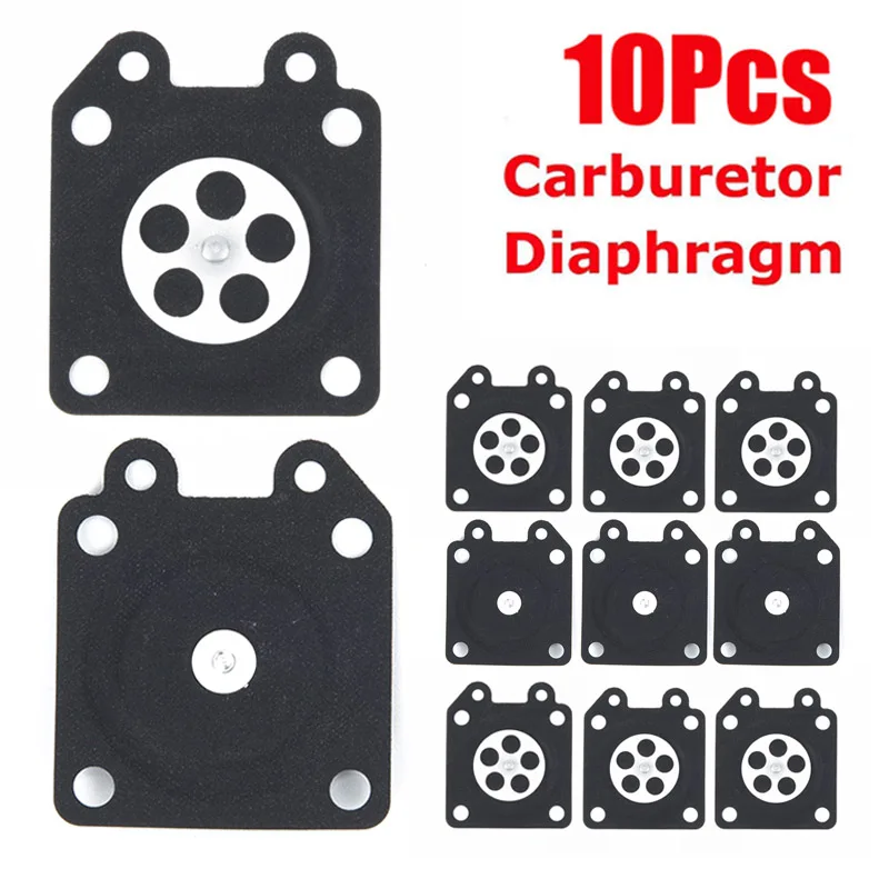 

10x Chainsaw Carburetor Metering Diaphragm Gaskets Carburetor Repair Rebuild Kits For Walbro 95-526/95-526-9/95-526-9-8