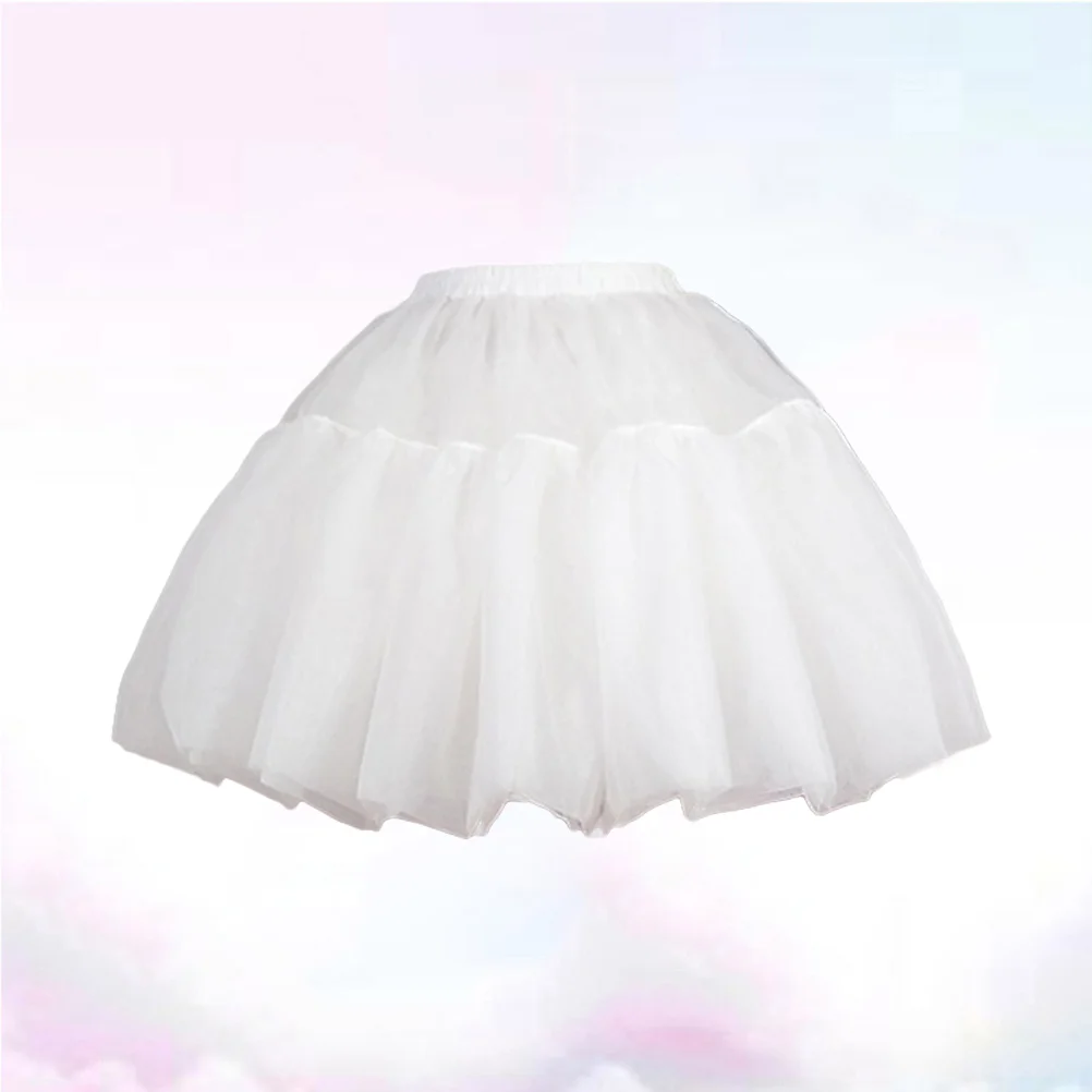 

Lolita Crinoline Petticoat Adjustable Tutu Skirt Underskirt Lolita Dress Crinoline Wedding Dress Short