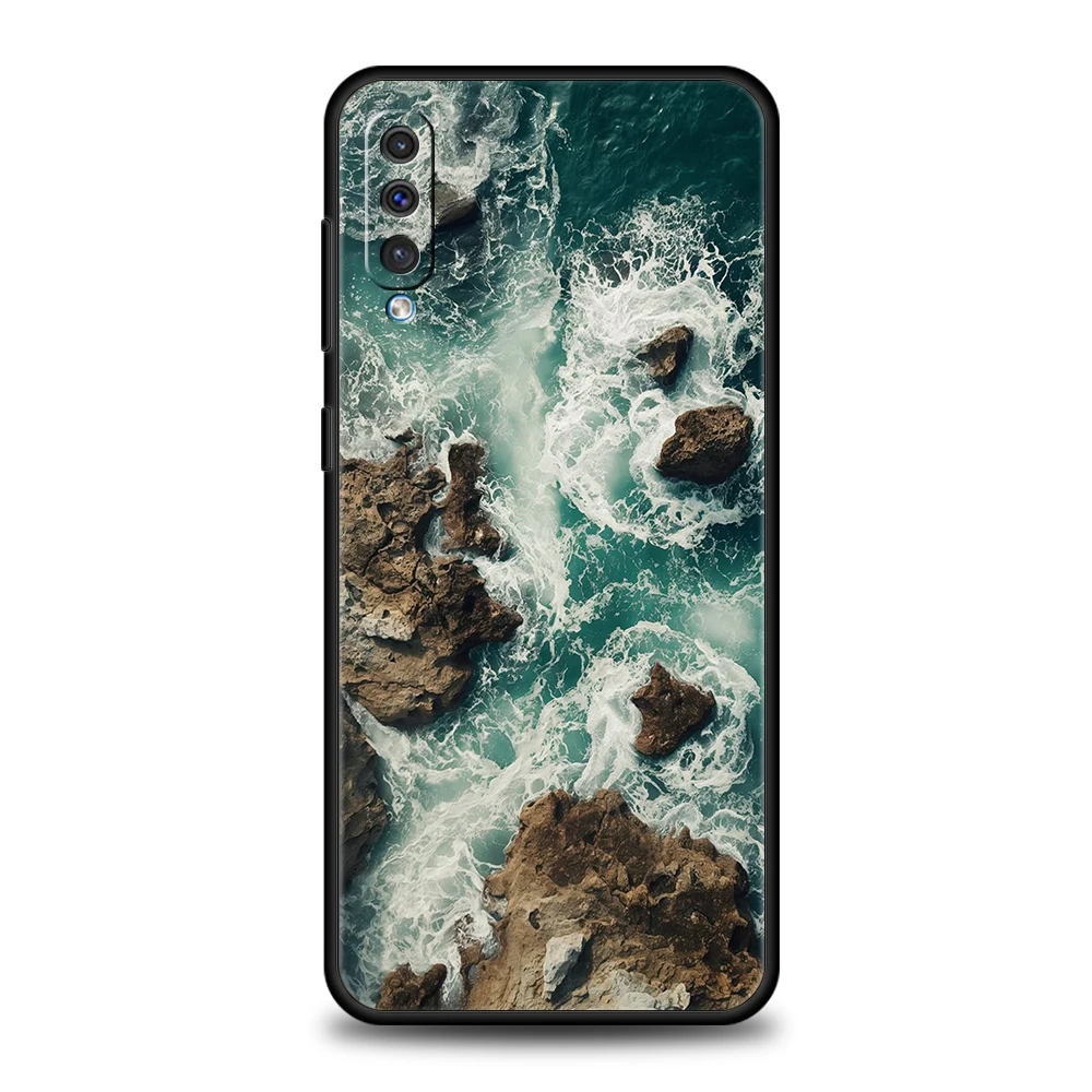Фото Чехол для телефона Blue Sea Ocean Waves для Samsung A56 A36 A26 A24 A16 A14 A12 A32 A50 A70 A20E A22 A40 A34 A54 A42 A52 5G A06 Cover №3