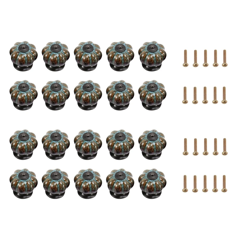 

20 шт./набор, керамические ручки для шкафов, кухни