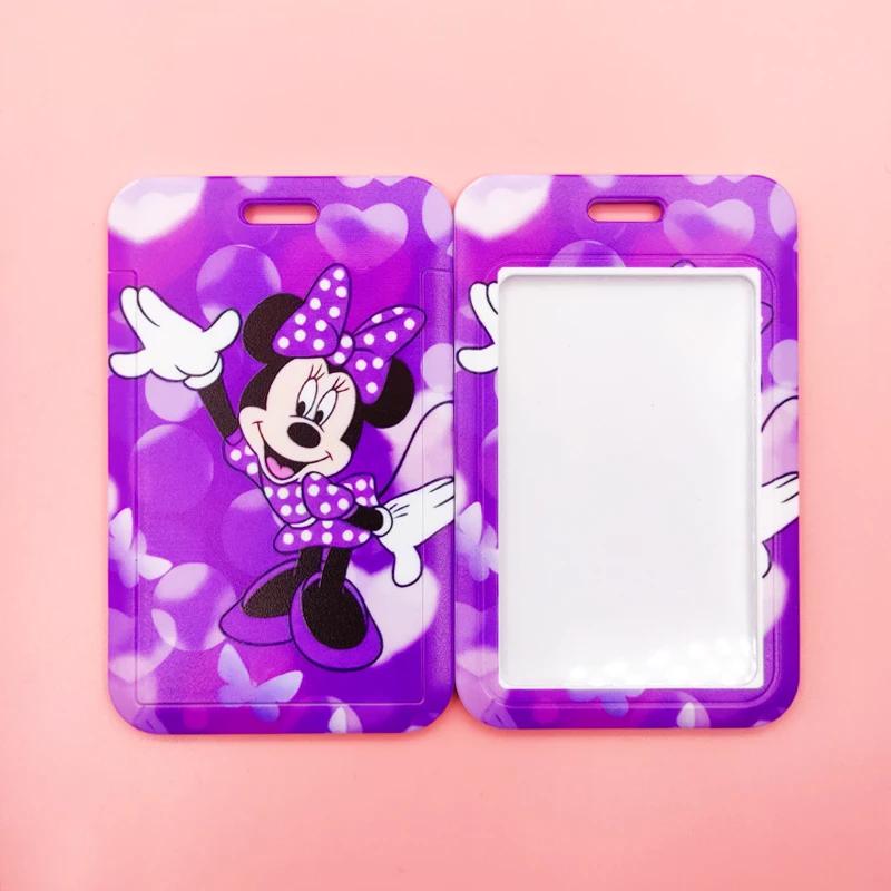 Держатель Для Бейджа С Микки Диснеем И Ремешком Кредитных Карт Унисекс На Шею