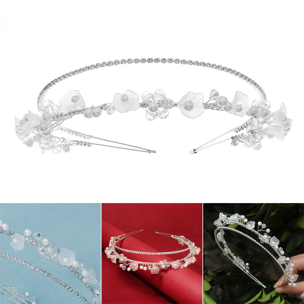 

Handmade Hair Accessories Beaded Pearl Decoration Hair Band for Women Party for Women Gift Jewelry Gift NIN668