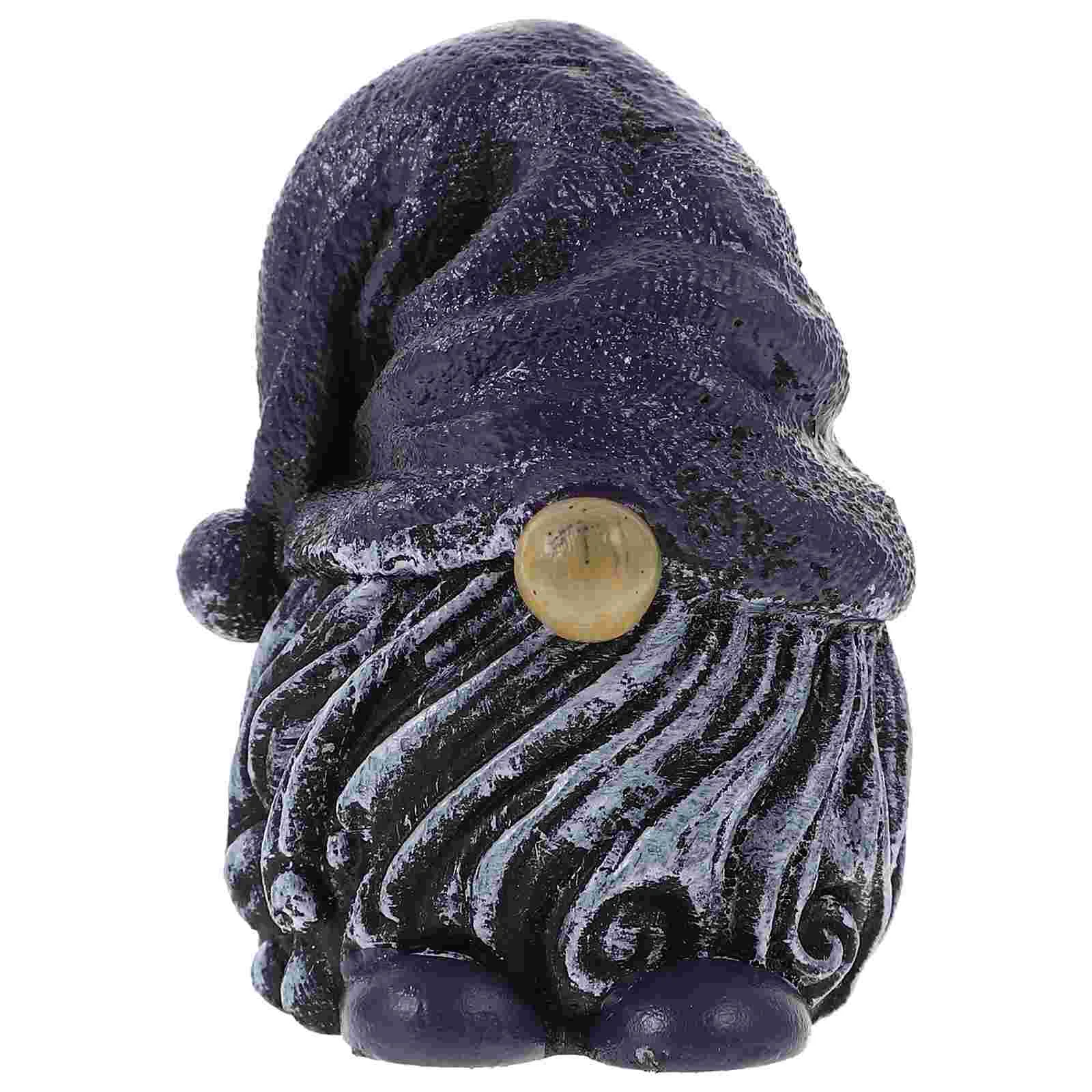 

Garden Decoration Gnome Doll Miniature Resin Ornament Decorative Home Figurine Small Statue