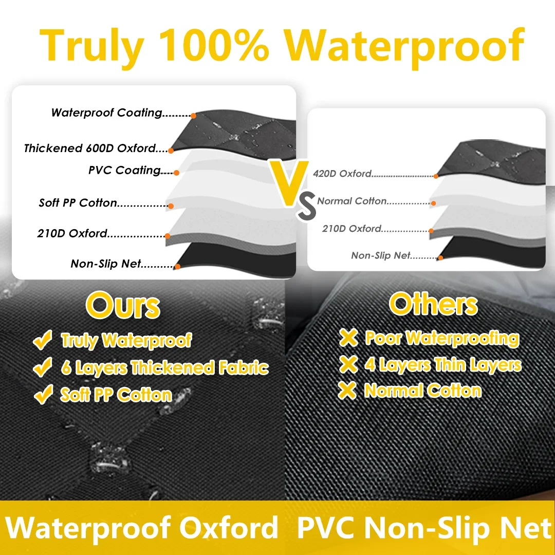 Чехол на автомобильное сиденье для собак водостойкий дорожный переноска