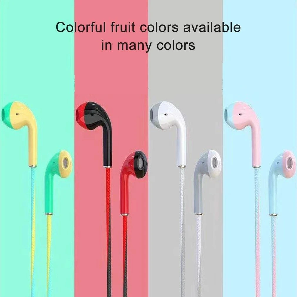 

Two-Color Macaron Wire-Controlled Call Round Needle Semi-In-Ear Headphones Thermoplastic Elastomer Wired 32(Ω) Tpe Moving Coil