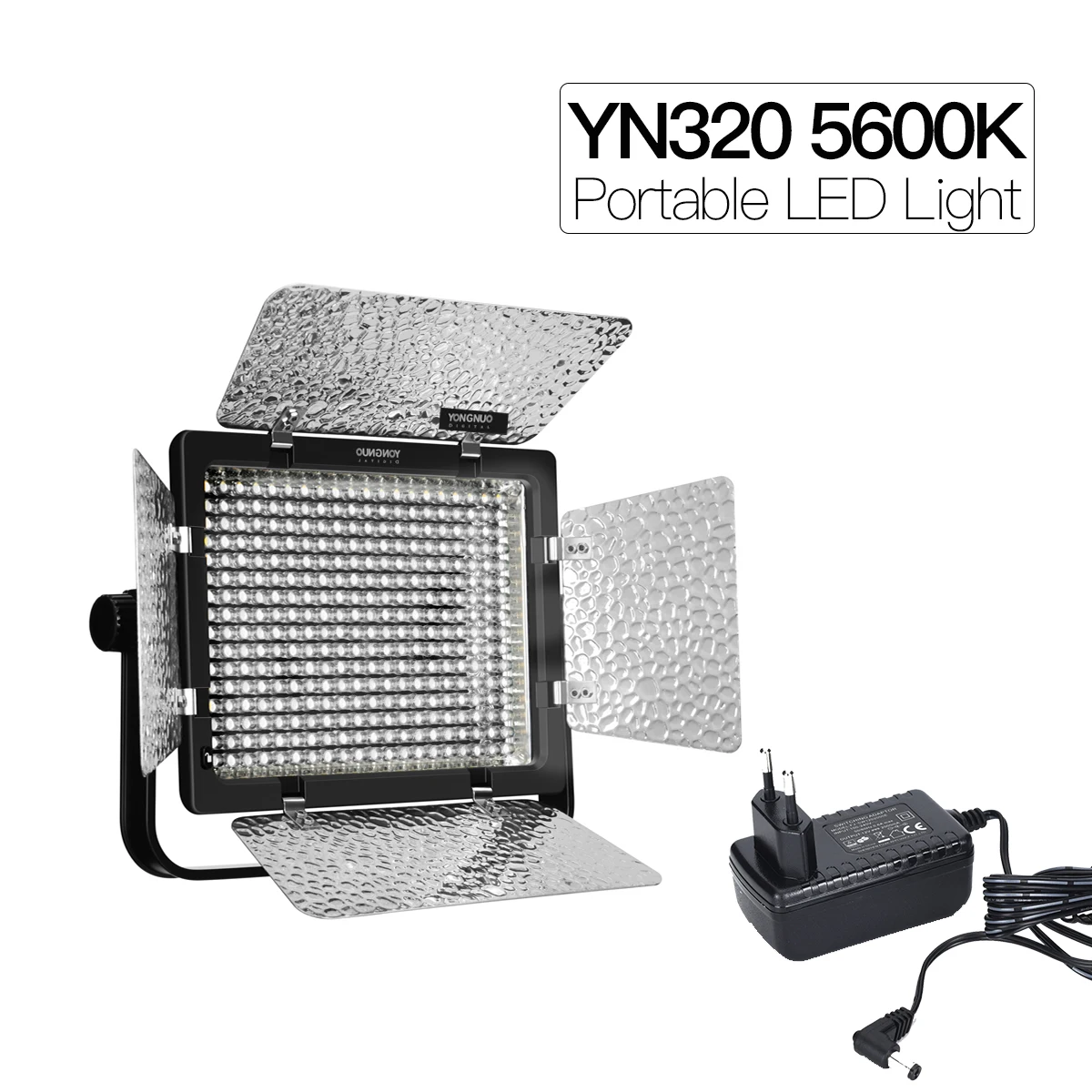

YONGNUO YN320 Professional on-camera LED Video Light APP Control 5500K Battery Kit NP-F750 for Canon Nikon Sony DSLR