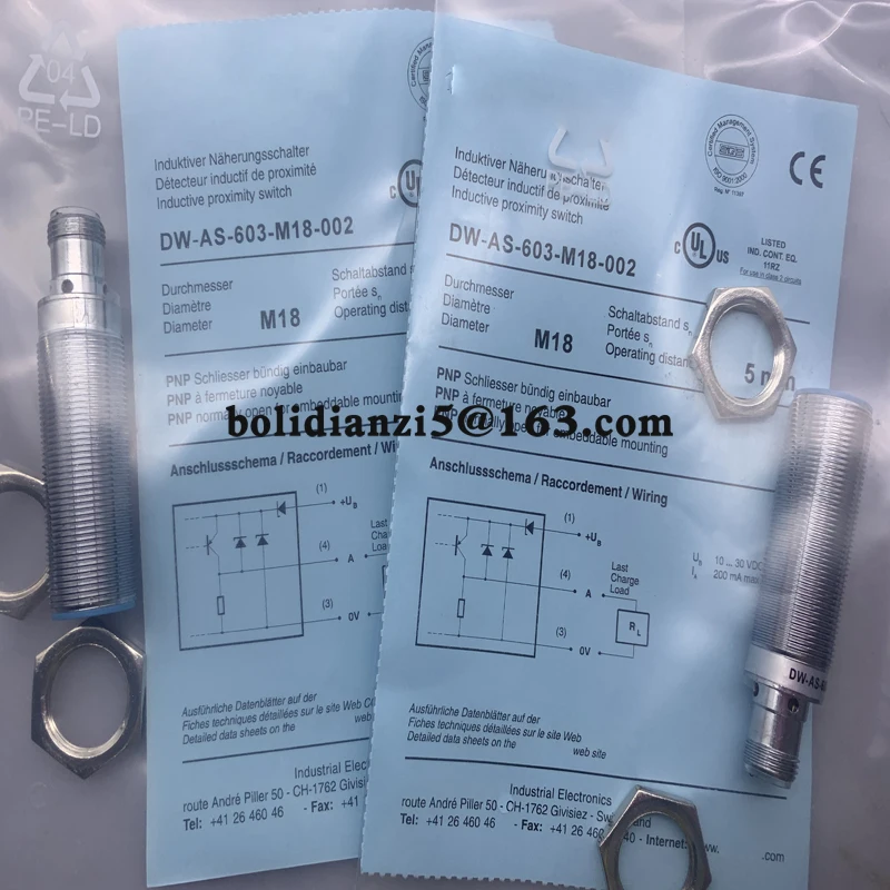 Новый датчик приближения DW-AS-603-M18-002 DW-AS-601-M18-002 DW-AS-611-M18-002 DW-AS-613-M18-002 В наличии