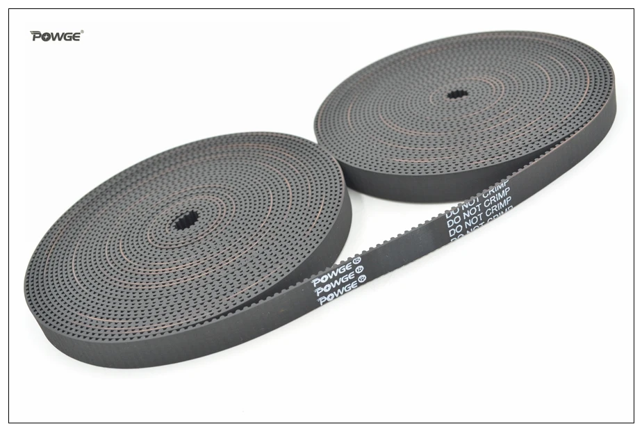 POWGE 2 метра GT2 Ремень ГРМ Ширина = 9 мм Подходит для Шкив GT2-9 Резина 2GT Открытый