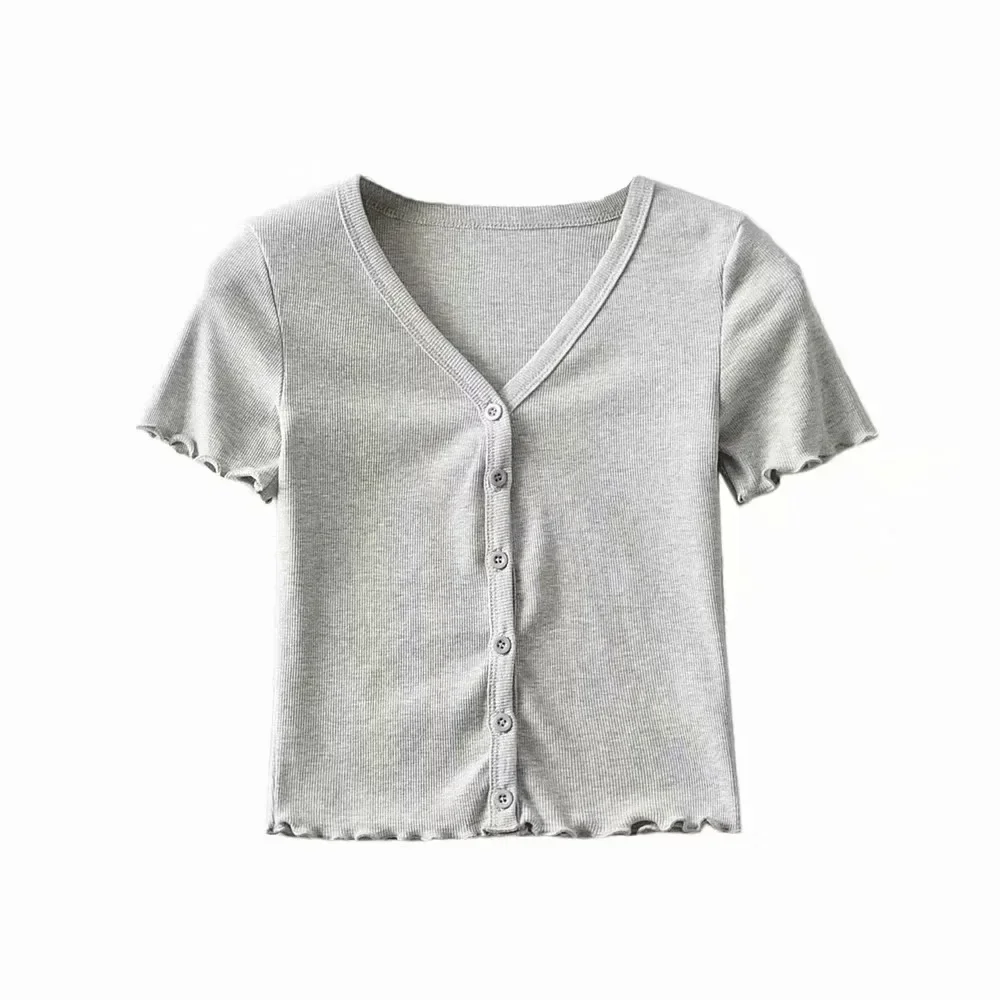 Уличная одежда Pure Desire Эстетическая укороченная футболка с высокой талией