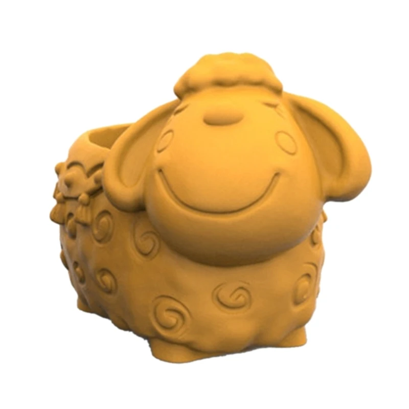 Силиконовая форма в виде животных овец гипса сделай сам суккуленты бетонная