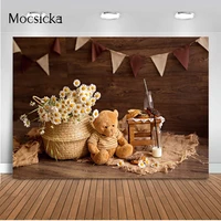 mocsicka newborn photography props vintage wood plank photo backdrop baby shower art photo studio photography background