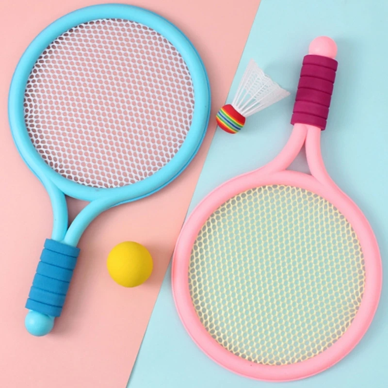 

Children's Badminton Tennis Racket Beginner Training Outdoor Beach Tennis Kindergarten Baby Parent Child Interactive Toys