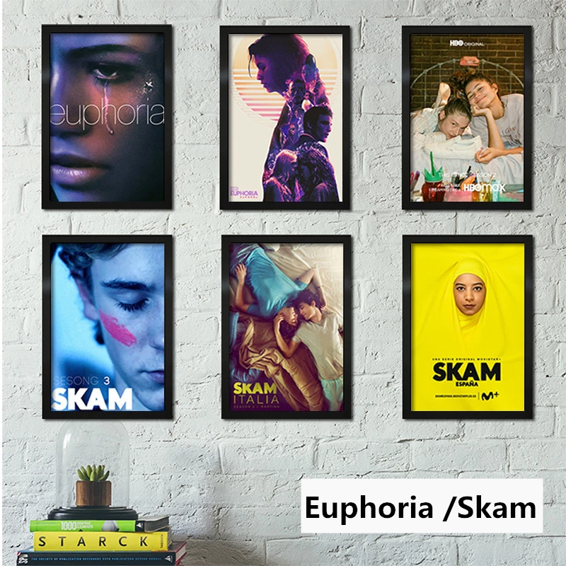 

Euphoria Skam American Classic Drama Movie Evak Danmei Quality Canvas Painting Poster Room Living Art Home Wall Decor Picture