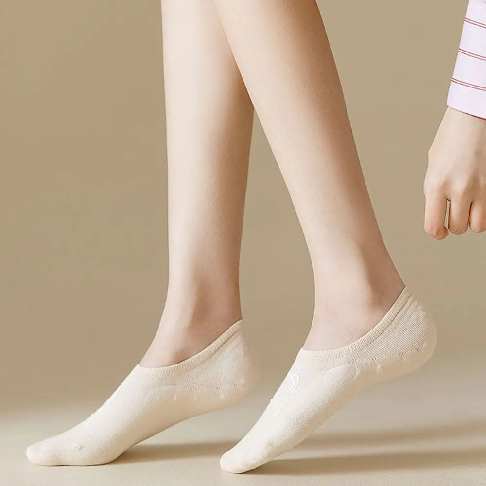 

Wear Resistant Anti-Odour Non-Slip Sweat Absorption Fashion Cotton Cute Boat Socks Invisible Socks Women's Socks Japanese Style