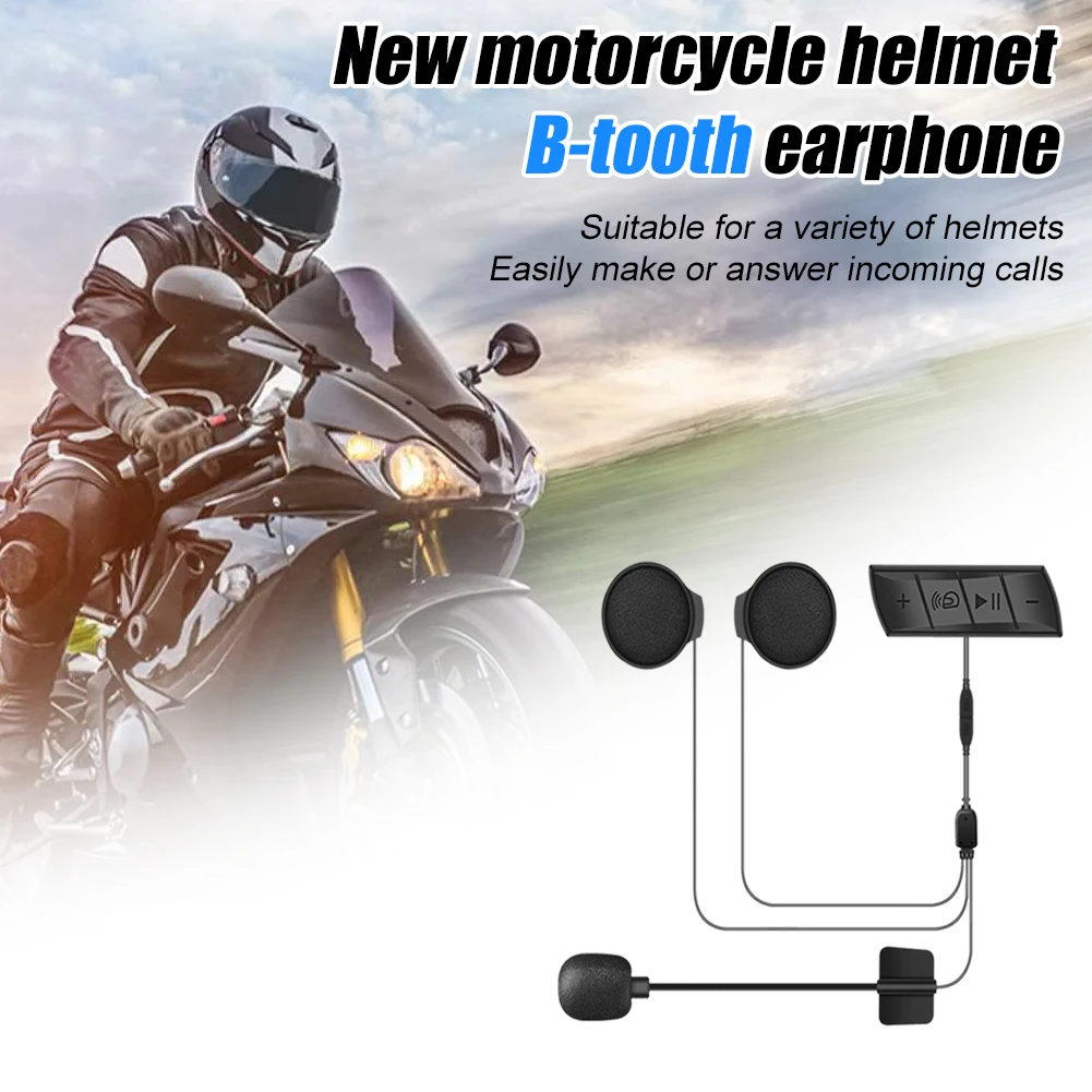 

Bluetooth-гарнитура для мотоциклетного шлема, с FM-радио