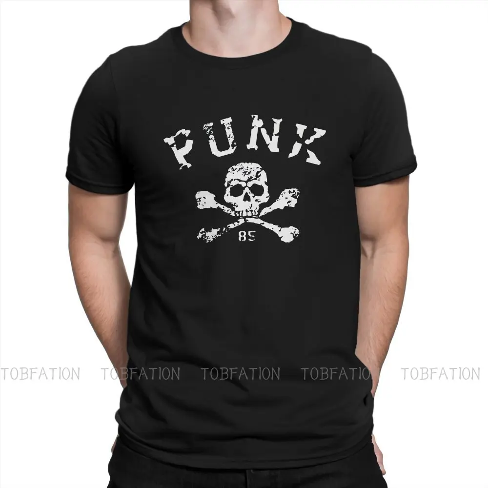 

PUNISHER Creative TShirt for Men PUNK Round Neck Basic T Shirt Personalize Gift Clothes Tops Big Size
