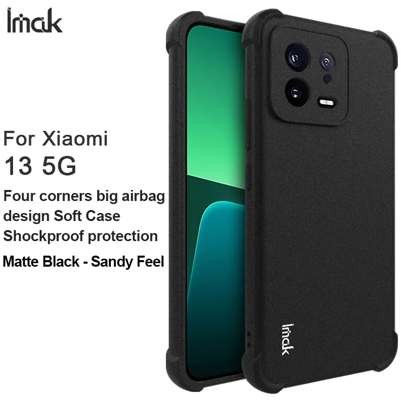 

Чехол для Xiao mi 13 Pro IMAK ударопрочные соединительные подушки безопасности мягкая задняя крышка из ТПУ для Xiaomi mi 13 5G