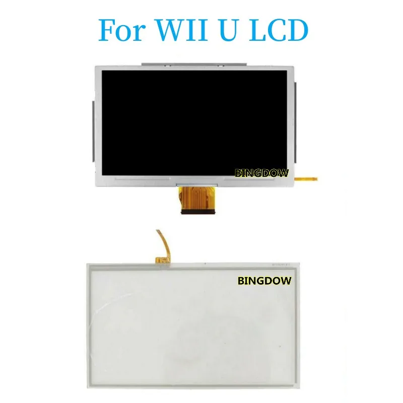 Replacement for Wii U WiiU LCD Screen Display with Touch Screen Glass Digitizer for Nintend WII U Gamepad LCD Alssembly