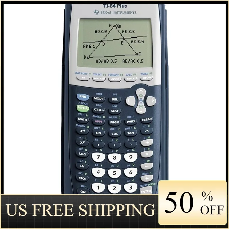 

Графический калькулятор Texas Instruments TI-84 Plus, черный