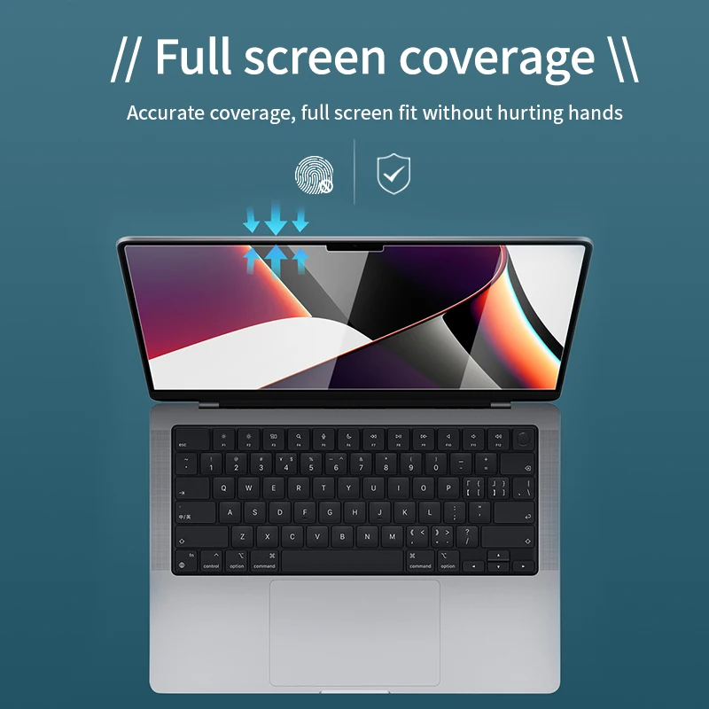 Подходит для ноутбука 2023 Новый Macbook Pro 14 16 A2485 A2442 защита экрана из закаленного