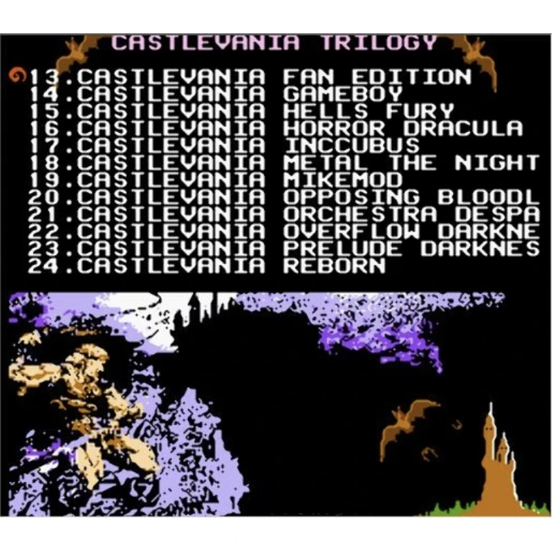 Фото Картридж игровой CASTLEVANIA I, II, III, V, 30TH, 1, 2, 3, 5 для консоли FC, 60 контактов №3