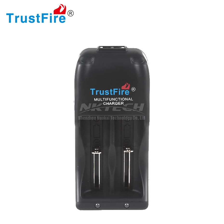 Умное быстрое зарядное устройство TR-006 TrustFire с двумя слотами для литий-ионных батарей 18650 26650 32650 25500 14500 10440 18350 18500