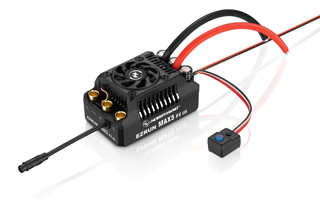 

Hobbywing EZRUN Max5 HV G2 250A 6-12s Speed Controller Waterproof Brushless ESC for 1/5 RC Car