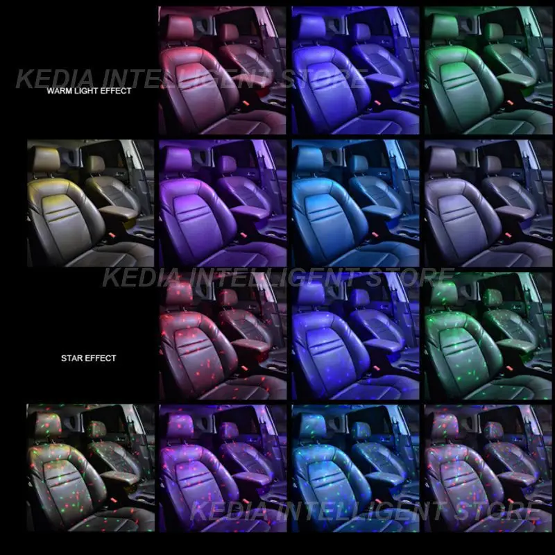 

USB-лампа для создания атмосферы в салоне автомобиля