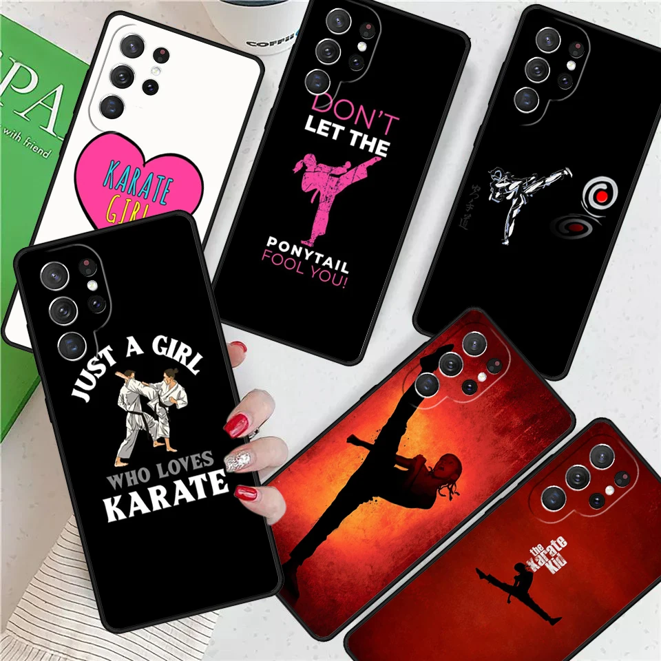 Карате Девушка Япония Martial для Samsung Galaxy S24 Ultra S21 S22 S8 S9 S10E Note 10 20 Plus FE S23 Чехол