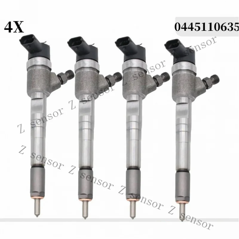 Фото Набор из 4 форсунок Common Rail AAA+ 0445110635 для дизельных двигателей Maxus V80 2.5 Euro 5 №1