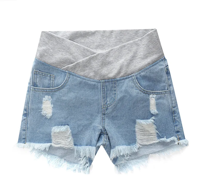

Maternity shorts summer outer wear low waist new loose Black