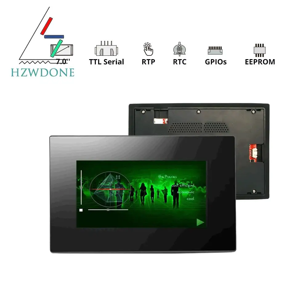 NX8048P070-011R-Y/NX8048P070-011C-Y-7 0 ”Nextion Intelligent Series HMI Touch Display с корпусом |