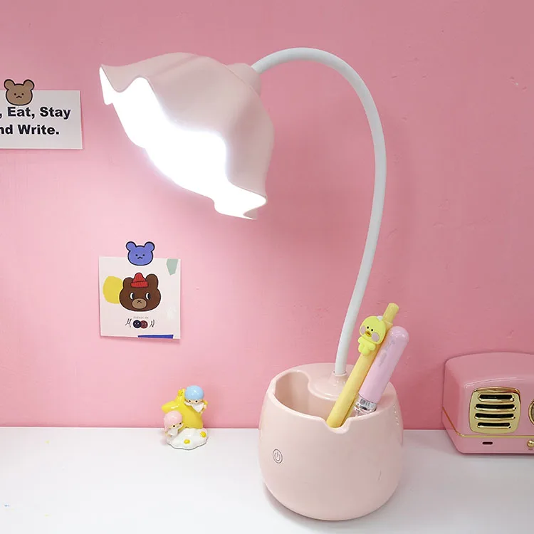 Cartoon Night Lights Flower Night Light LED Table Lamp For Children's Bedroom Decoration