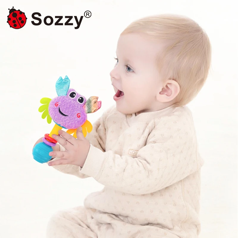 Мягкая игрушка-погремушка для детей 0-12 месяцев |