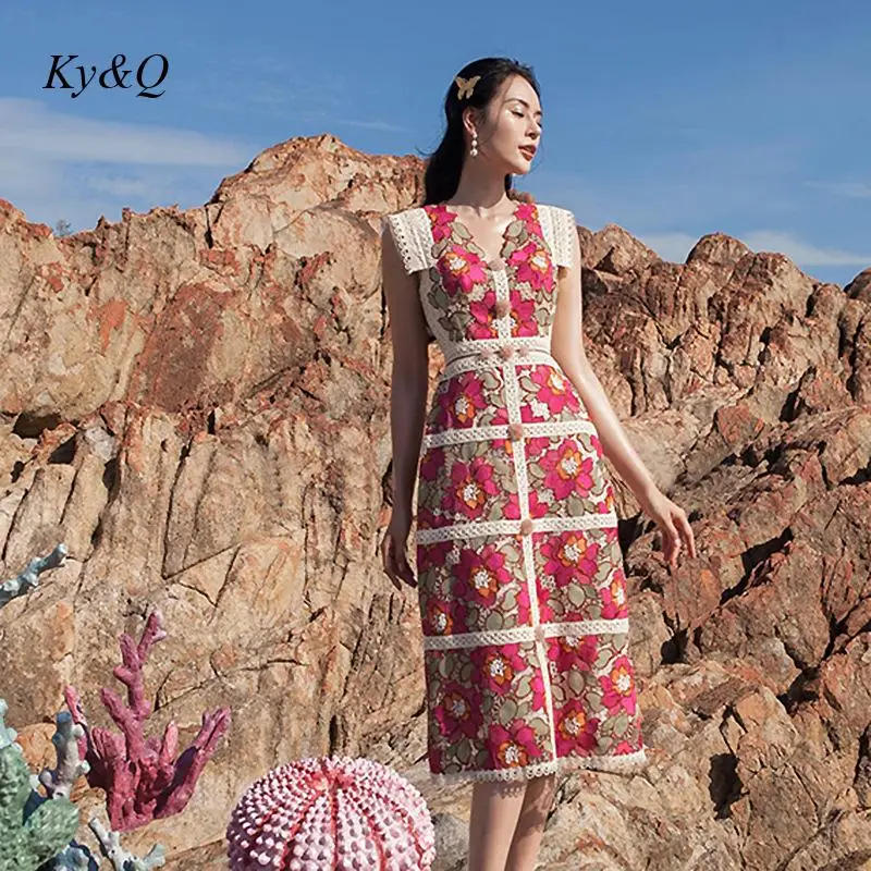 Вьетнамский модный бренд дизайнерское женское платье 2022 летние новые шикарные