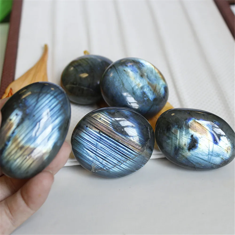 

Natural Labradorite Stone Original Healing Crystal Moonstone Mini Mineral Ornament DIY Colorful Stones Gift Home Accessories