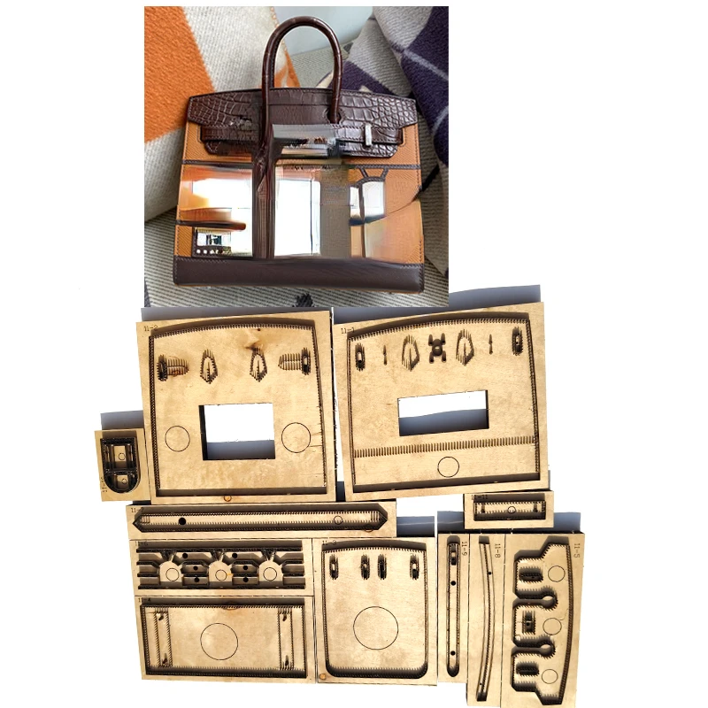 

H bag cutting die manual leather bag DIY knife die cutting die