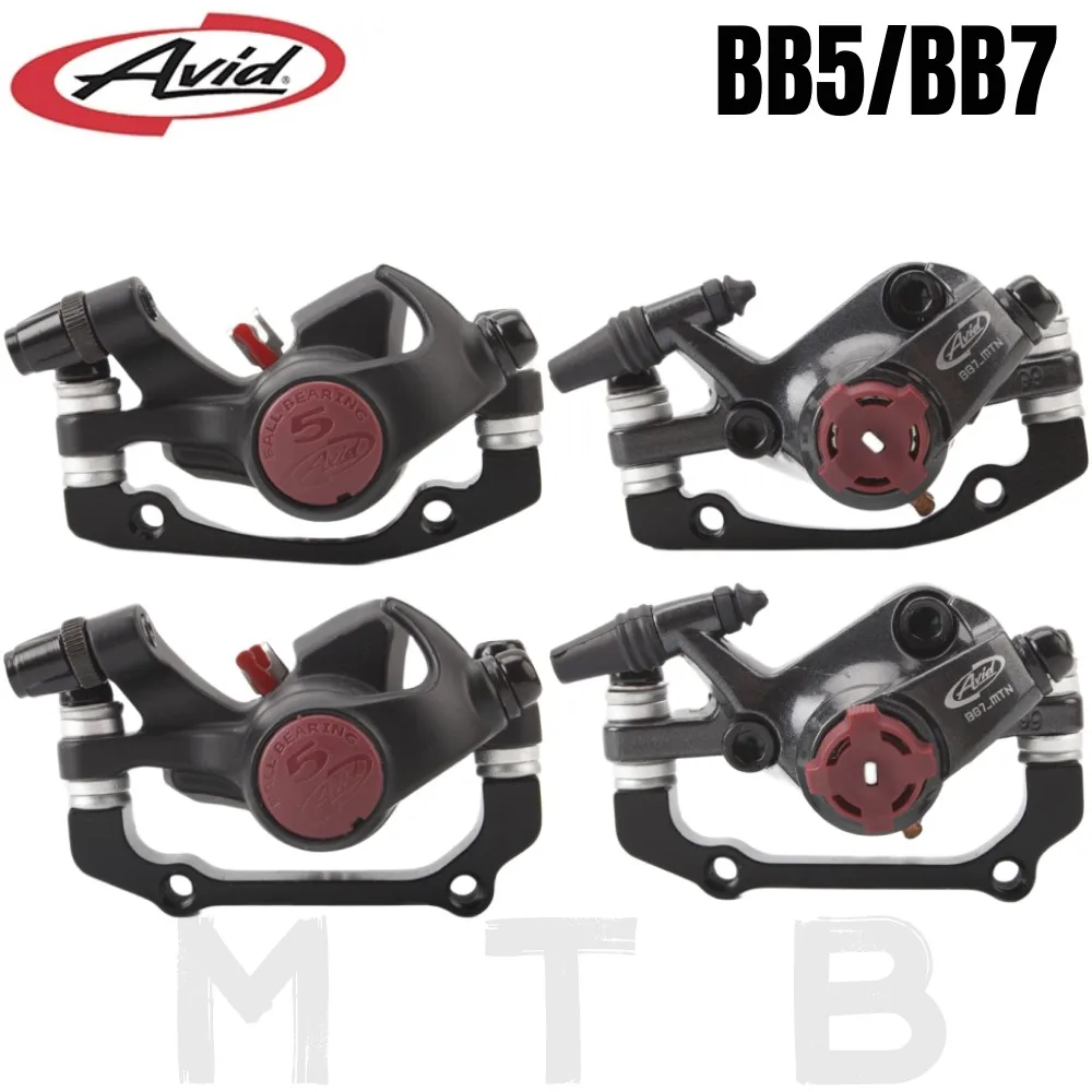 

AVID MTB Bike Disc Brake BB5 BB7 Front/Rear Line Pull Caliper Mountain Bicycle Mechanical Disc Brake G3 160mm Rotor Bicycle Part