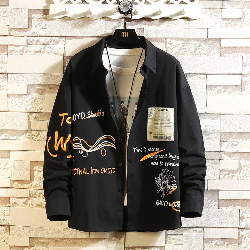 

Spring 2022 100% Cotton New Arrival Oversized Long-sleeve Shirt for Men