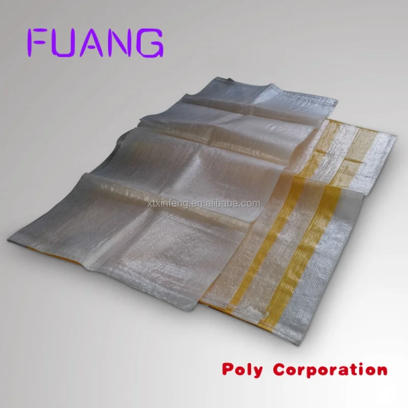 Полипропиленовый плетеный мешок большого размера для кукурузной зернистости 100